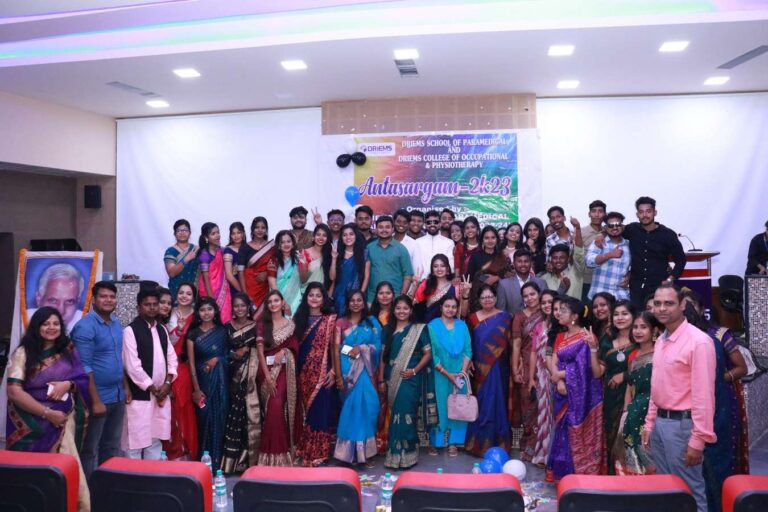 DRIEMS School of Occupational,Physiotherapy, Paramedical & Allied Science hosted a Farewell party named “Antasargam 2023”.