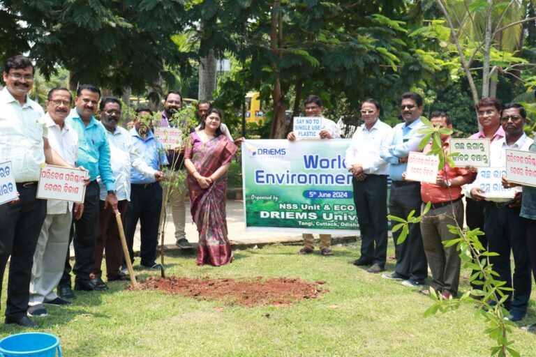 we celebrated World Environment Day at the DRIEMS Campus!