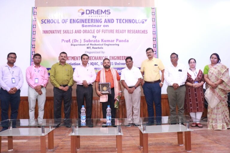 We had an inspiring seminar on “Innovative Skills and Oracle of Future Ready Researches”