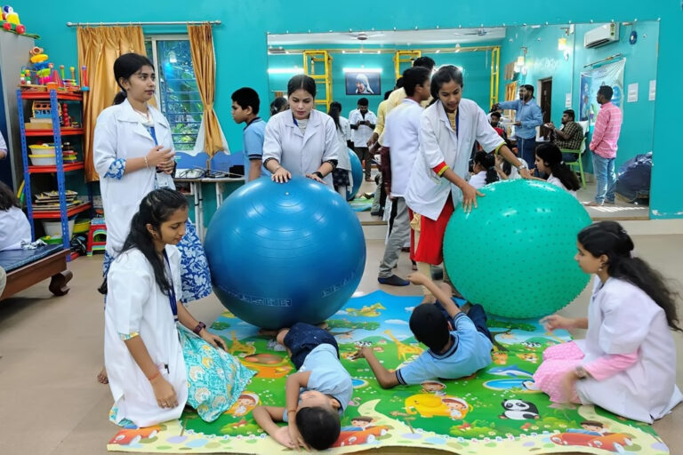 School of Occupational Therapy and Physiotherapy organized an awareness camp at Ashray School, Cuttack!