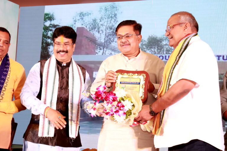 Dr. Pramod Chandra Rath has been honored with the Lifetime Achievement Award in the field of Construction at the Odisha Infrastructure Conclave 2024