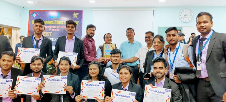 Students of the School of Management and School of Professional Studies have emerged as Champions at the Annual B-Fest of GIFT Engineering and MBA College, Bhubaneswar!