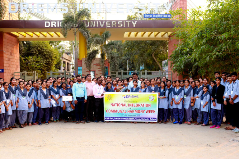 DRIEMS University celebrated Communal Harmony Week and Flag Day