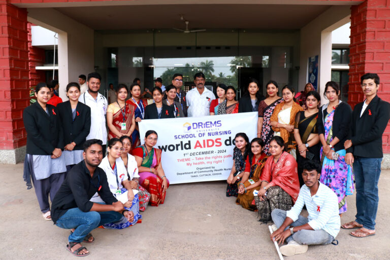 School of Nursing at DRIEMS University commemorates World AIDS Day 2024