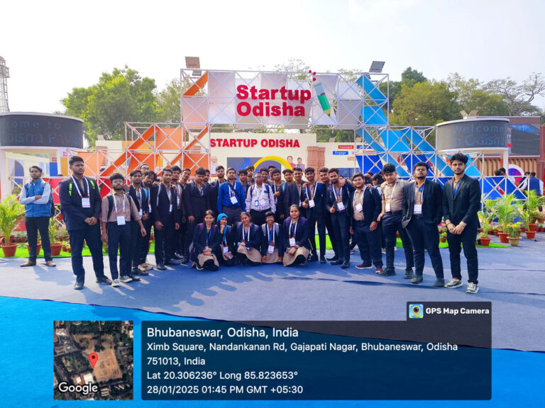 Students of DRIEMS University participated in the prestigious Make in Odisha Conclave 2025